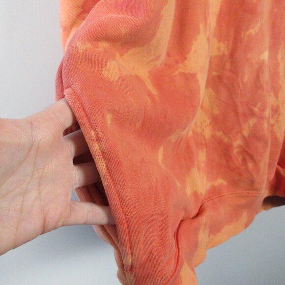 TommyInnit Limited Edition Crewneck Sweatshirt Unisex L Orange Tie Dye Cozy 794 - Picture 9 of 13